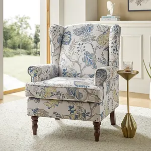 Hulala Centaurs Upholstered Armchair, Traditional Style, Upholstered in cozy fabric, Strong and Durable wooden, Soft outline, Unique pattern