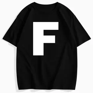 Letter F Capital Alphabet Monogram Initial T-Shirt