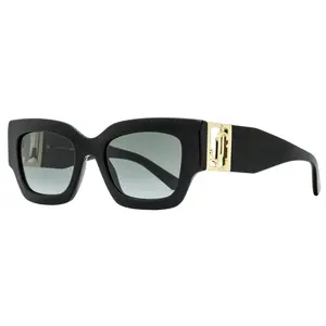 Jimmy Choo Rectangular Sunglasses Nena 8079O Black/Gold 51mm