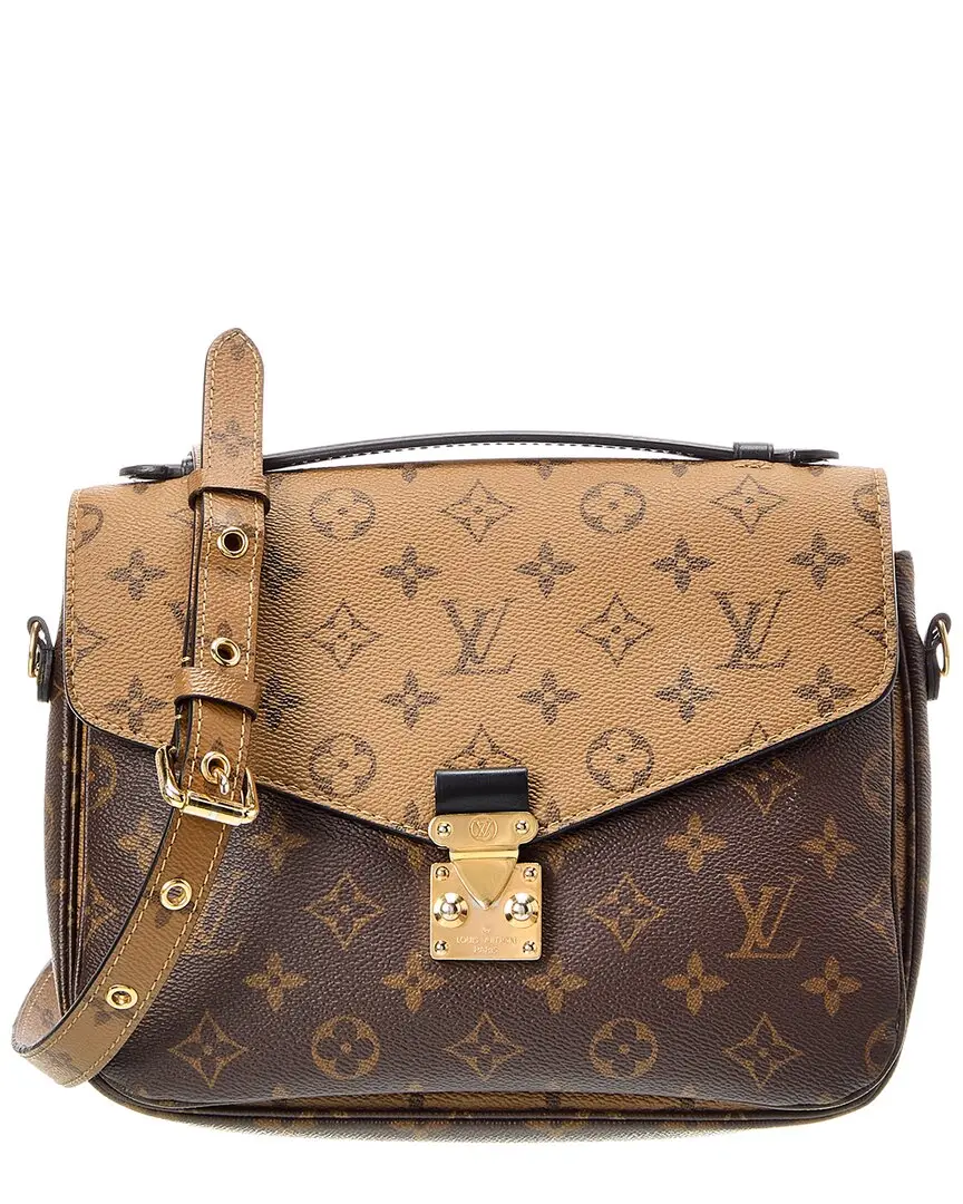 Louis Vuitton Brown Monogram Reverse Canvas Pochette Metis (Authentic Pre-Loved)
