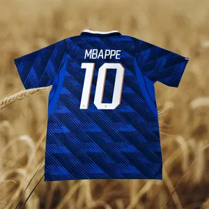 2026 Home Match #10 Mbappe Blue Short-Sleeve Football Jersey