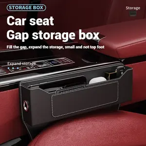 Car Seat Gap Storage Box, Universal Leak-Proof Sealing Strip, Car Interior Multi-Functional Organizer, Compact Space-Saving Design, Plug-And-Play