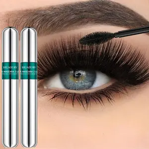 Two-Pack Huasurv Dual-In-One Lash Mascara, Volumizing & Curling, Easy to Use, Beginner Makeup, Perfect for Football Parties, Cosplay, Proms, Valentine's Gift