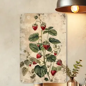 Vintage Fruit Collection Aluminum Sign Rustic Home Kitchen Decor Art Aluminum Metal Tin Wall Art for Restaurant Gift Home Decor Enthusiast Western Wall Art