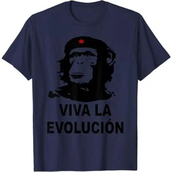 Che Guevara Monkey Revolution Viva la Evolucion Evolution T-Shirt