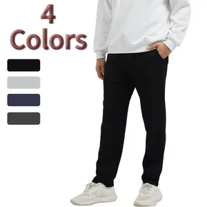 Men's Trousers Athletic Lounge Elastic Soft Pants Zipper Pocket Stretch Sweatpants Menswear Casual Jersey Pants for Men with Pockets