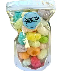 Surfside Freeze Dried Bubble Bears Fruity Crunchy Gummy Bears- 3.5oz Snack