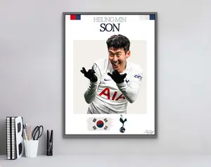 Heung Min Son Poster, Tottenham Poster