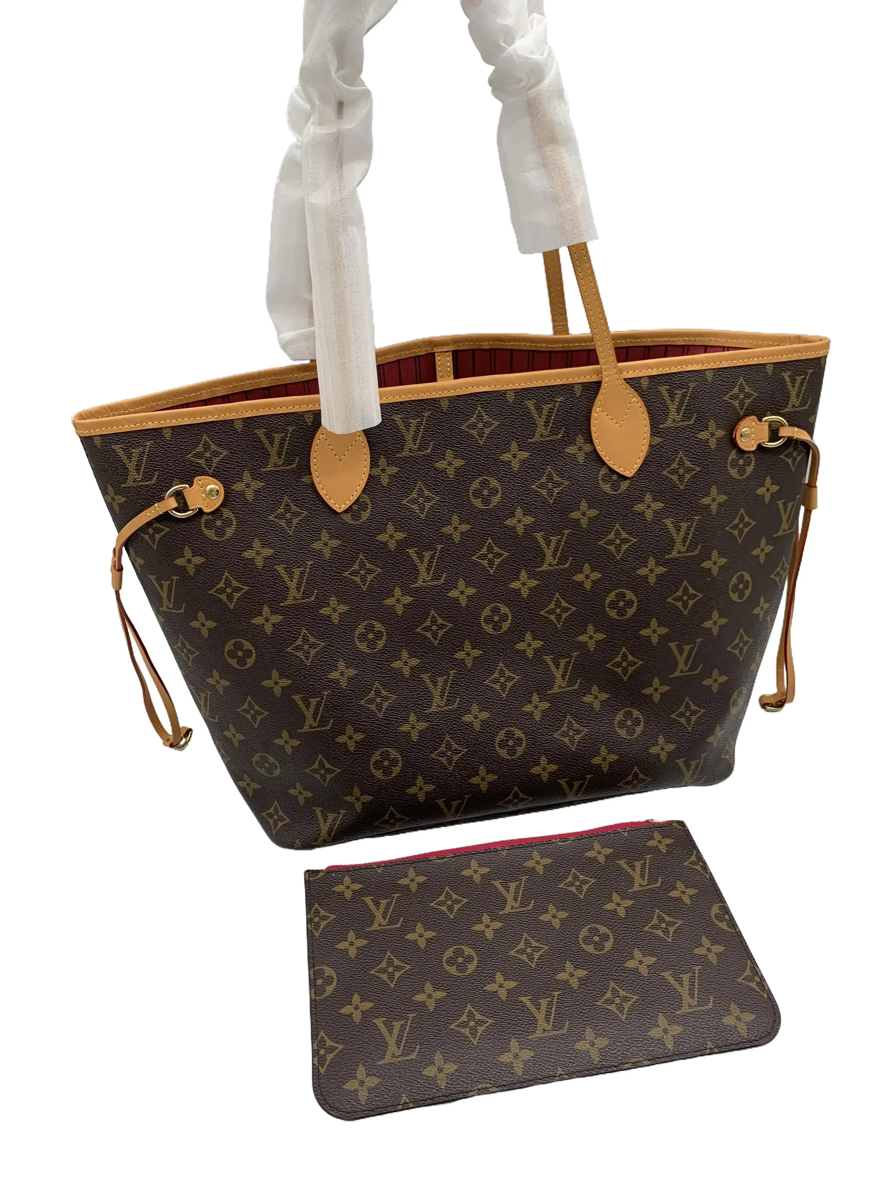 Pre-owned Louis Vuitton Monogram Neverfull Tote Shoulder Bag/WJ06512026/2026