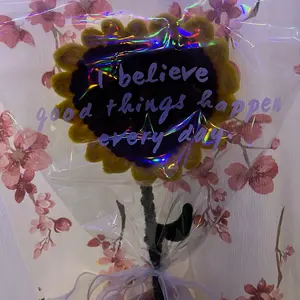 Heart sunflower flower