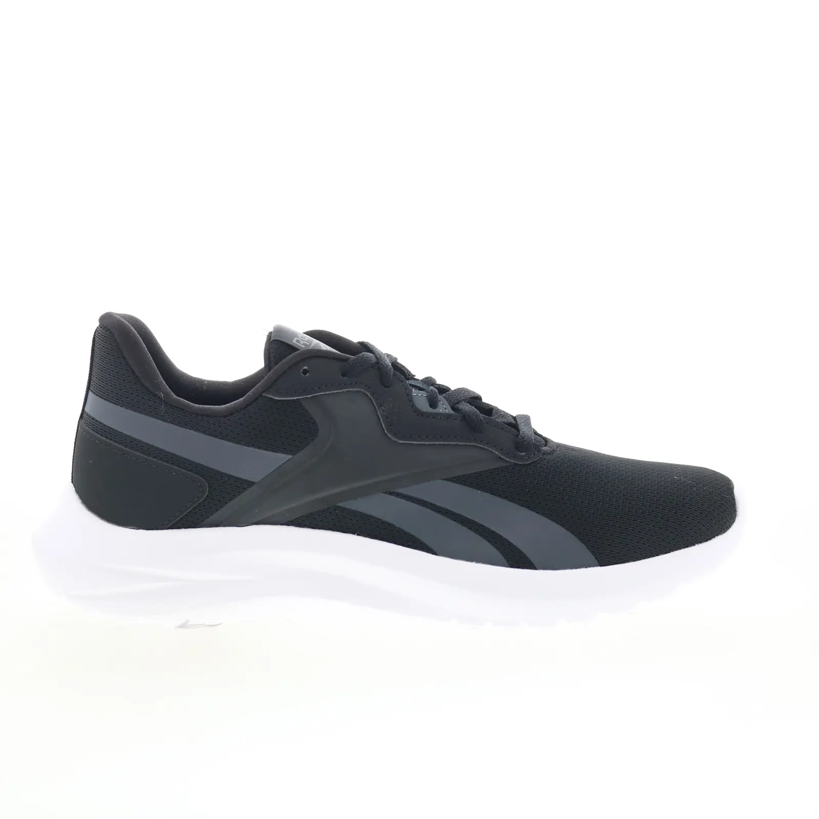 Reebok Energen LUX Mens Black Canvas Lace Up Athletic Running Shoes