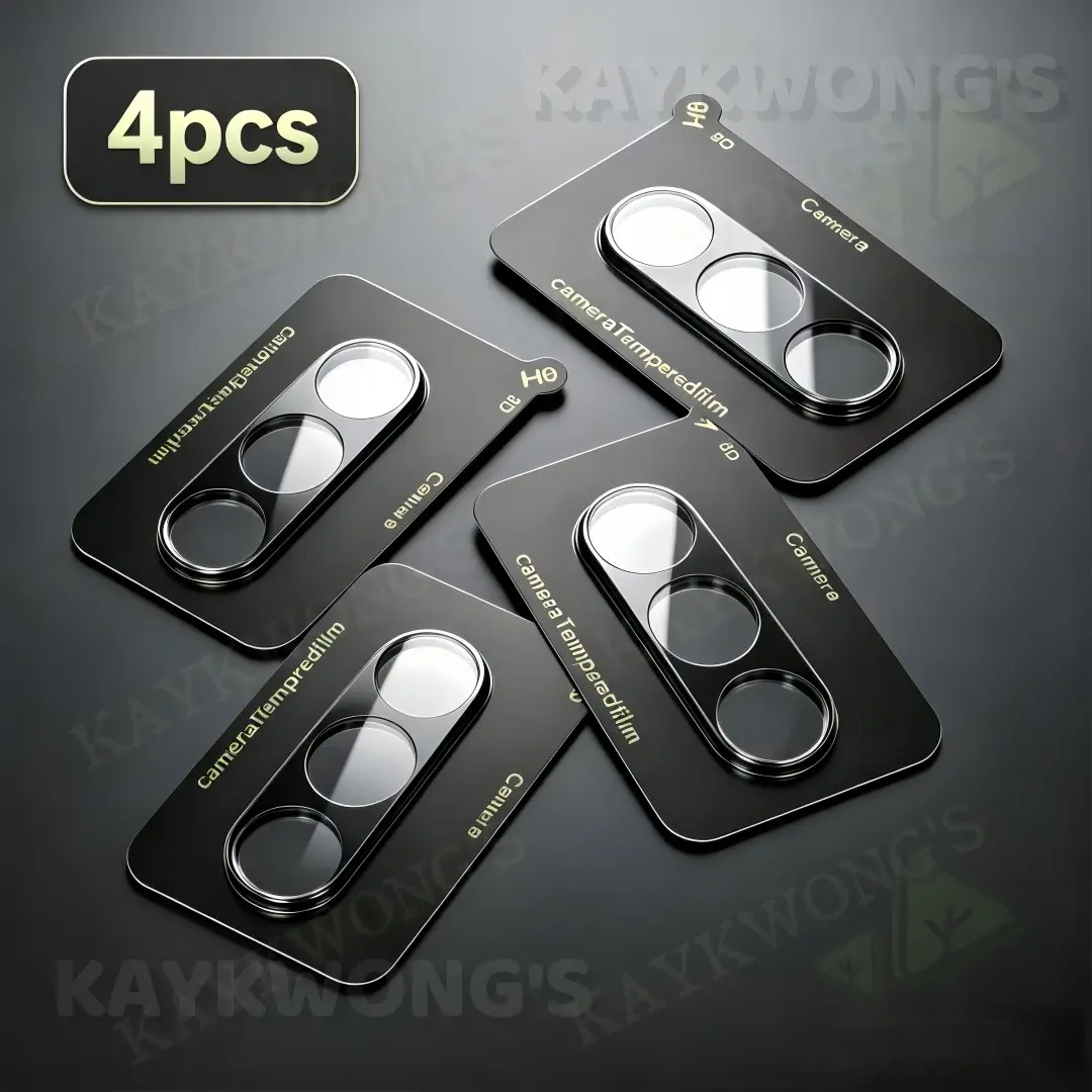 KAYKWONG'S 4-Pack Lens Protection Film for Samsung Galaxy S22-S26/s21 Fe 5g/s23 Fe/s24fe/s25fe/a04/a05/a06/a07/a13/a14/a15/a16/a17/a23/a24/a25/a26/a30/a31/a32/a33/a34/a35/a36 Models