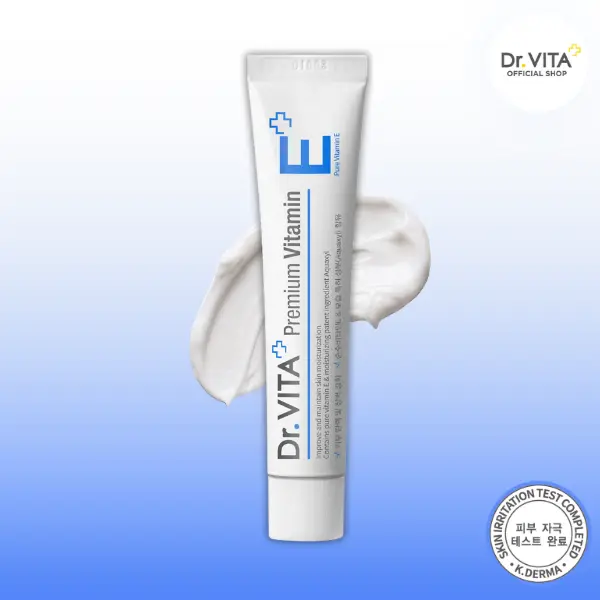 [Dr. VITA] Premium Vitamin E Cream 30ml | Deep Moisture & Firming Face Cream with Hyaluronic Acid & Ceramide | Korean Pharmacy Grade Skincare