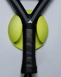 Tennis Racket Wall Mount Holder, Racket Hanger for Tennis, Padel, Pickleball, Wall Organizer Display Rack, Space Saving Storage for Rackets, Durable & Lightweight