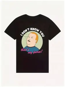 Retro Cartoon King Of The Hill Bobby "That's My Purse" Graphic Sports Top, Unisex Casual Breathable Loose-Fit All-Season Wear