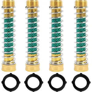Garden Hose Protector, Hose Extension Adapter with Coil Spring
