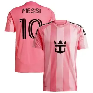 2526 MIA 10 Light Pink Soccer Jersey, MIA Messi 10 Light Pink Soccer Jersey, MIA Messi 10 Light Pink Soccer Jersey