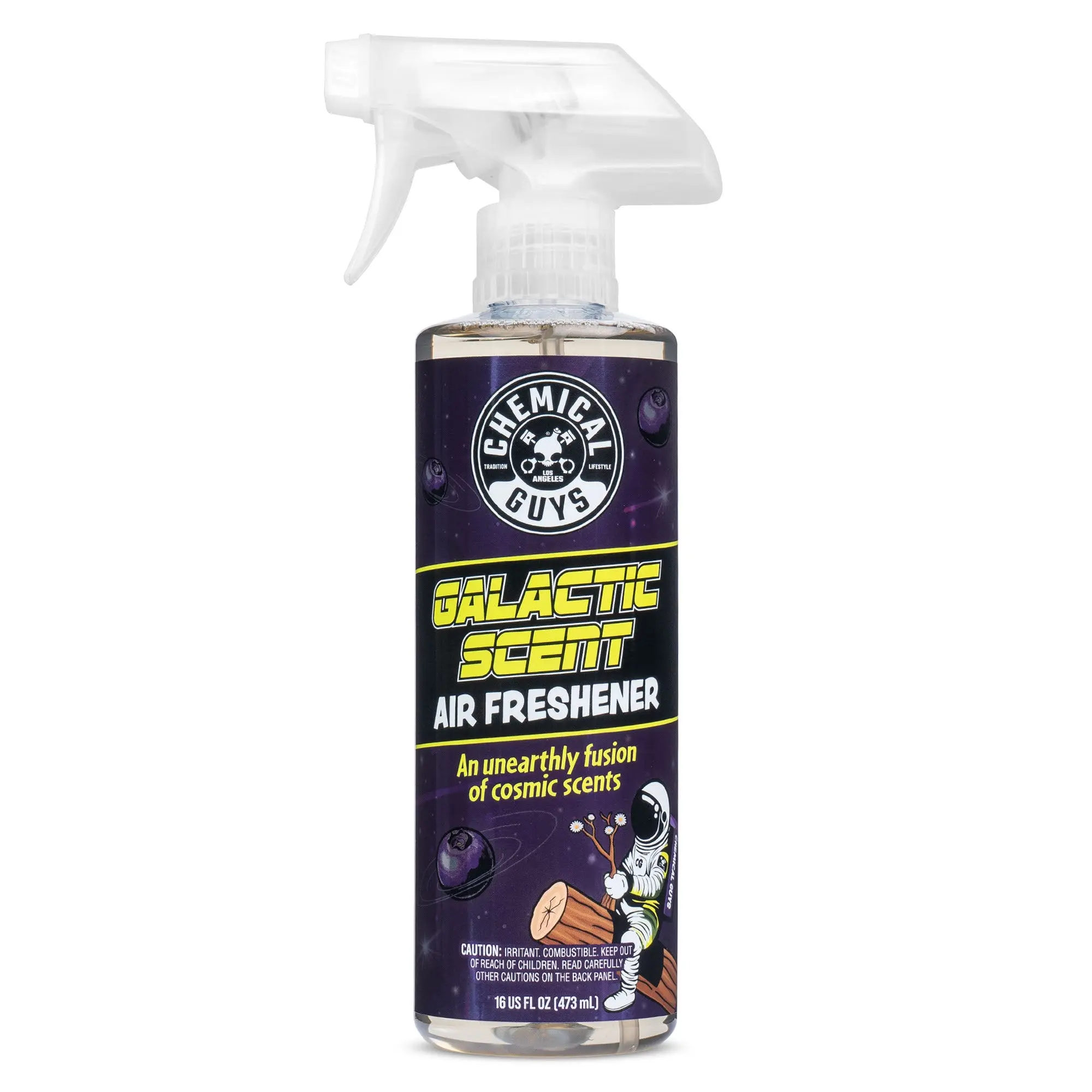 Chemical Guys Galactic Car Air Freshener Spray – Woodsy Musk & Berry Scent for Car, Home & Office | Long-Lasting Odor Freshener