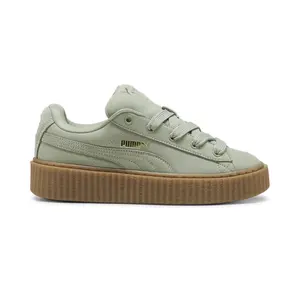 PUMA Womens Fenty X Creeper Phatty Nubuck Lace Up Sneakers Shoes Casual - Green