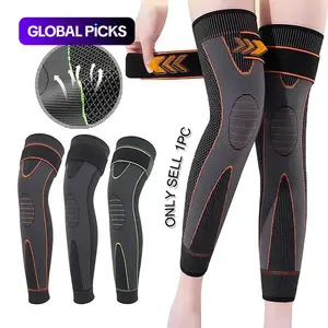 Non-Slip Knee Pad, Compression Knee, 1 Count Elastic Long Leg Sleeve Knee Bandage, Sports Knee Brace with Pressurized Support, Running Sports Warm Leg Accessories #GLOBAL PICKS