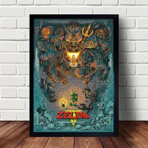 Zelda Ocarina of Time Poster – Classic Gaming Wall Art for Home Decor #1
