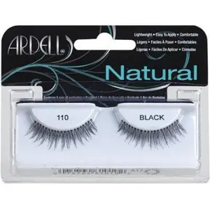 Ardell Natural Lashes 110 Black False Eyelashes - Cosmetic Eyelashes Extensions for Makeup