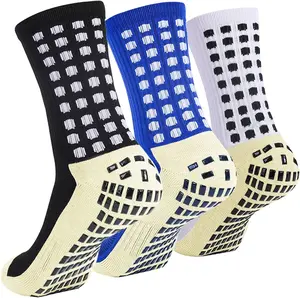 3/6/10 Pairs Men's Anti - Slip Soccer Socks, Unisex Athletic Sports Grip Socks with Rubber Dots for Football, Basketball, Hockey - Breathable, Cushioned for Men & Women Two-Hole Balaclava for Outdoor Activities ocean style mystery jar- box