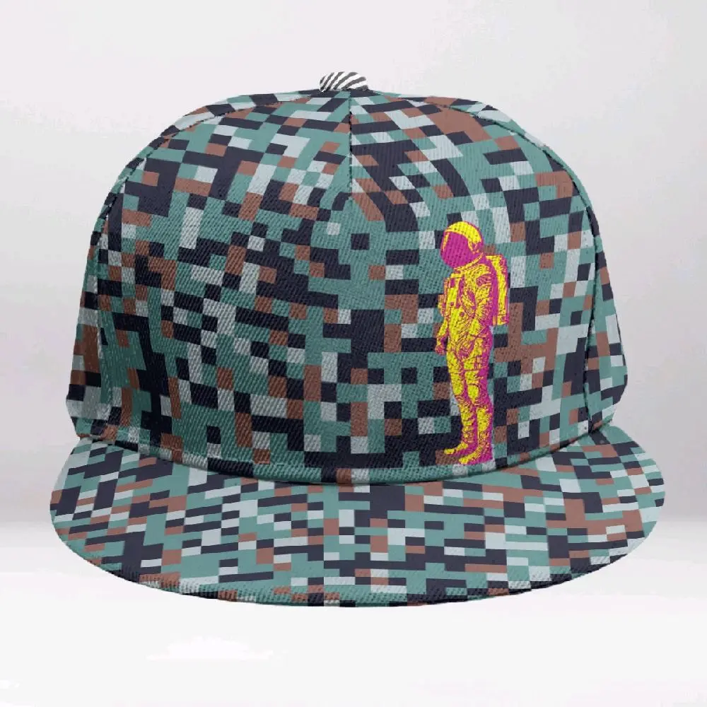 Digital Voyager – Pixel Astronaut Snapback