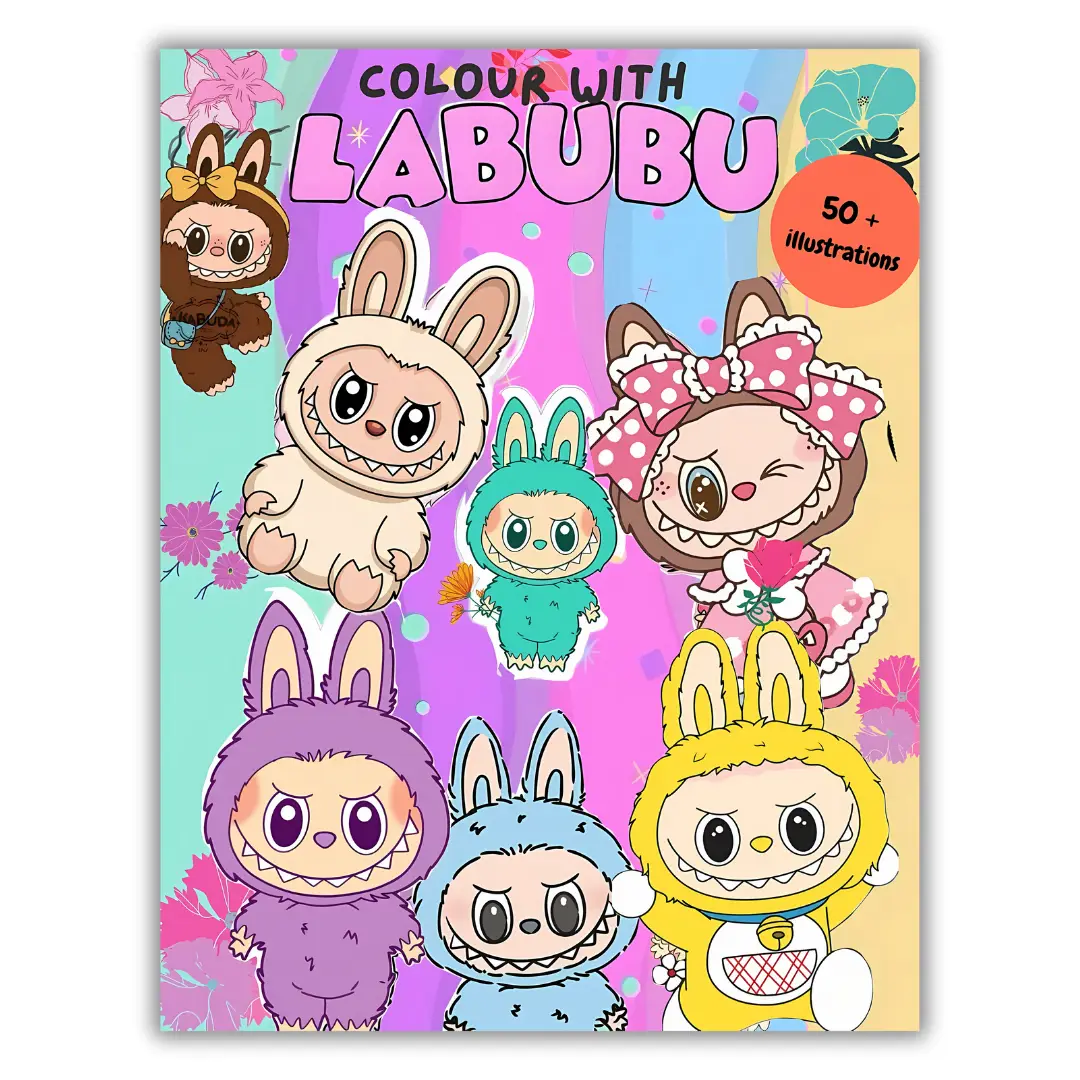 Labubu Coloring Book: Step Into Sweet World Coloring Pages Featuring Lovely Toy Character Illustrations for All Ages Calm & Inspiration anxiety relief