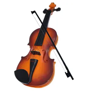 16 Inch Violin Toy for Kids, 4 Strings Musical Instrument, Multifunctional Portable Electronic Toy
