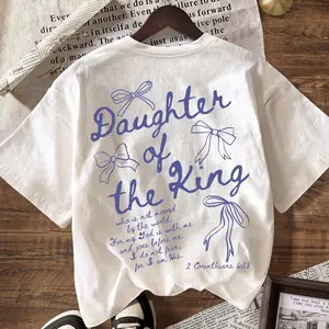 Unisex T-Shirt Women's T-Shirt Daughter of the King Bible Verse 2 Corinthians 6:18 Christian Faith Gift Holiday Gift Christmas Gift