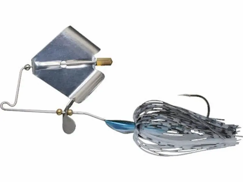 Firecracker 2-Prop Buzzbait Topwater Bass Fishing Lures, Hefty 1.4mm Wire Frame to Hold Bigger Bass, Hand-Tied Skirt, Fish Attractant, Braided Super Lines, Available in 2 Sizes & 6 Colors