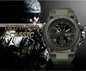 SANDA Men's Watches, Trendy Fashion Style Watches, Waterproof Diving Men's Watches, Sports Watches, And Fashionable Digital Multifunctional Watches Can Be Given As Gifts to Men Suitable for Outdoor Luxury Activities, Contemporary Timepiece