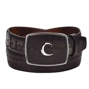 Cinto Cuadra Soft Grain Shadow Black CV371VE