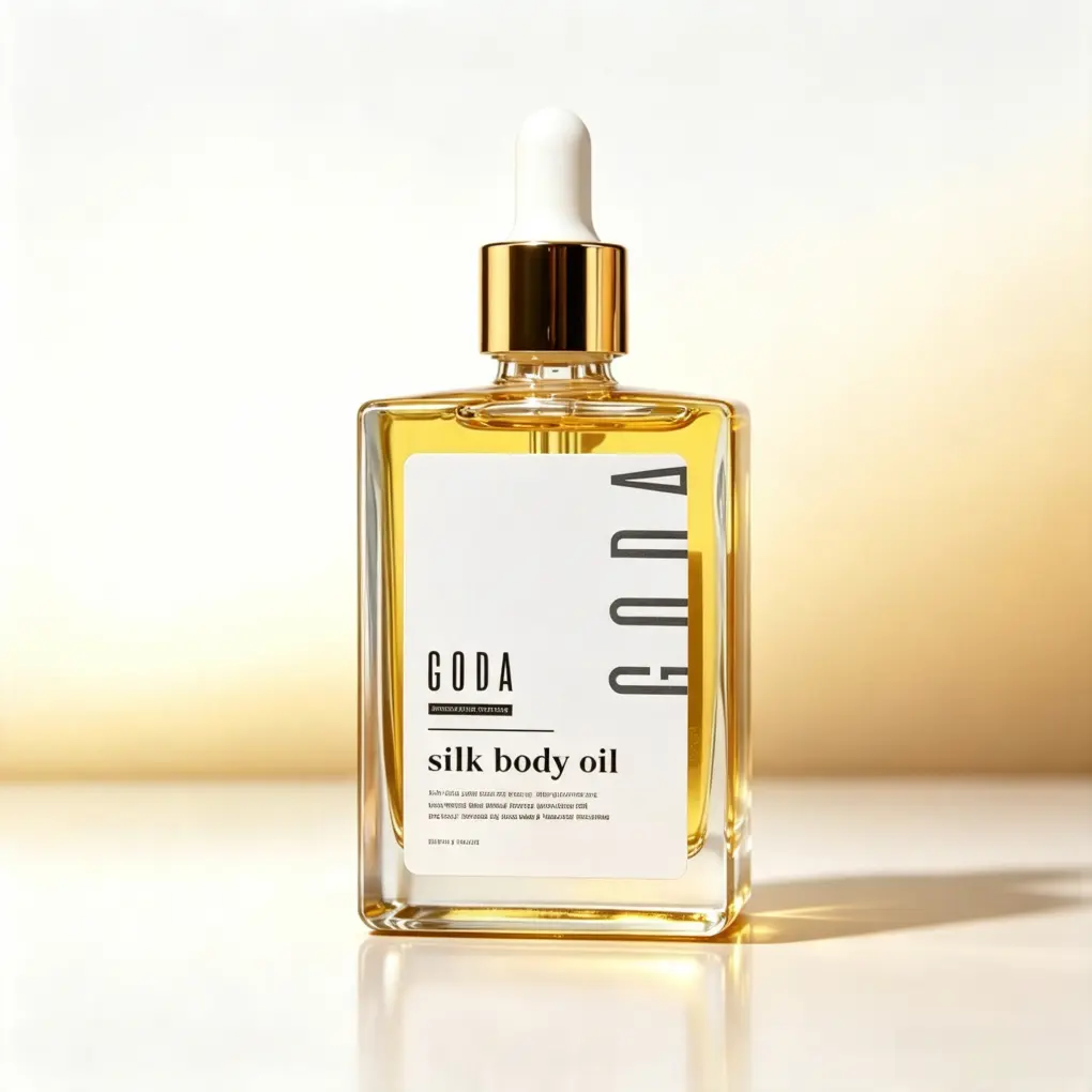 GODA Fragrance Silk‑Soft Body Oil 50ML, Lightweight Silky Moisturizing Body Oil, Long‑Lasting Elegant Scent, Nourish & Soften Dry Rough Skin, Daily Hydrating Body Care For Dull Dry Skin
