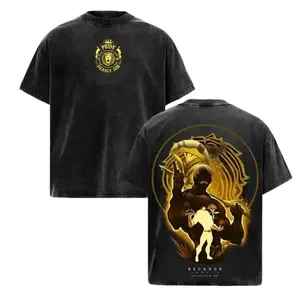 Seven Deadly Sins Escanor Oversized Tee - "Who Decided That" Pride Sin Retro Graphic Heavy Cotton Unisex Anime Streetwear Gift For Fans