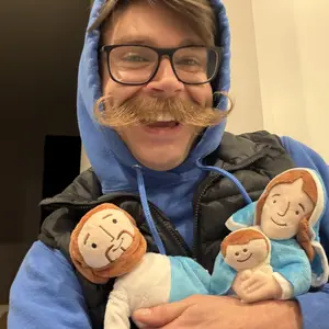 Jesus and Mary Plush Dolls for Kids, Catholic Easter Gift, Stuffed Toy Design, Mommy Mia Doll, Religious Gifts, Soft Stuffed Figure