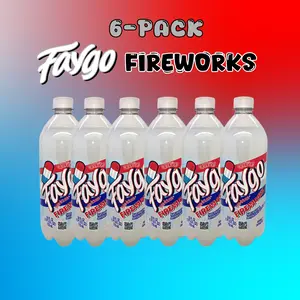 Faygo Cotton Candy Soda Pop 6-pack 24oz Exotic Soda - Beverage - Flavor Drink