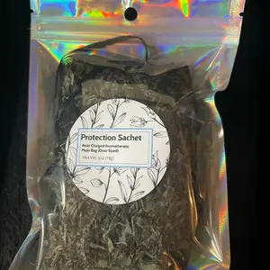 Aromatherapy Mojo Bag for Protection Reiki Charged Sachet 14g Organiser Purify Air Repel Negativity Invite Peace Energy