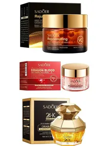 The Ultimate Age-Defying TRIO!  1. Repair (Reishi+Dragon‘s Blood) 2. Lift (24K Gold) 3. Brighten (Vitamin C). Your Complete Potent Ritual for Plump, Firm & Radiant Skin.