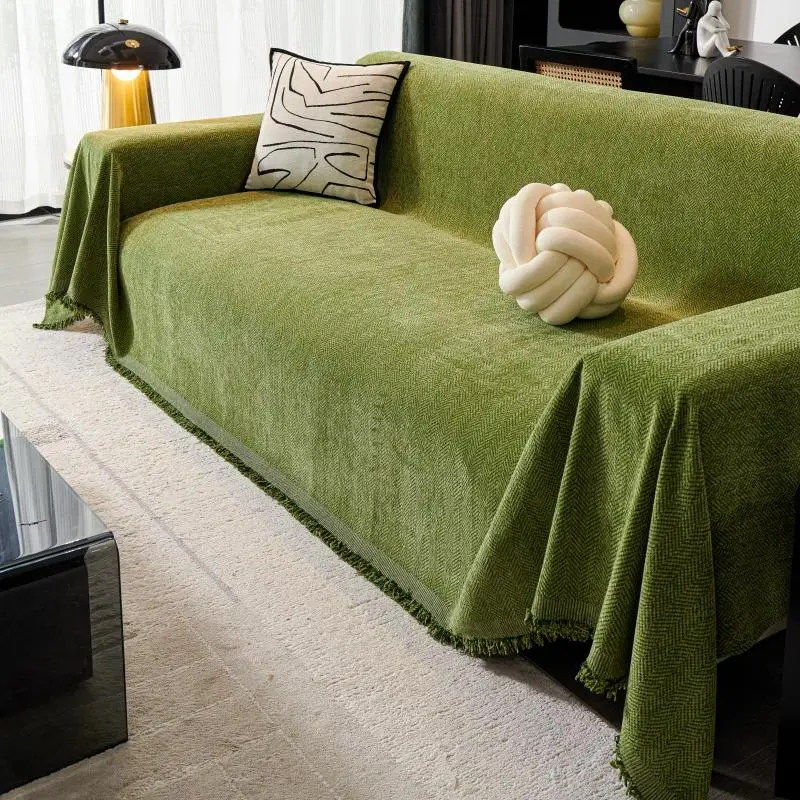 Solid Color Sofa Cover, 1 Count Soft Comfortable Sofa Slipcover, Dustproof Sofa Slipcover, Couch Sofa Protector for Home Living Room, Home Decor Suppl