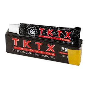 TKTX Tattoo Numbing Cream (1 Pack) ,99% Very Strong,Relief Cream forTattoos,Waxing,Microneedling,Lecithin ExternalCream 10g