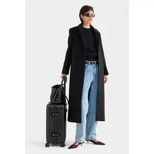 Wool Coat - Black