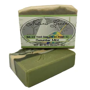 Cucumber Mint Bar Soap – Handcrafted Cold Process Soap