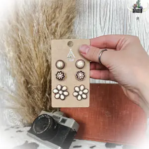 Made It Western Bronze Earring Set