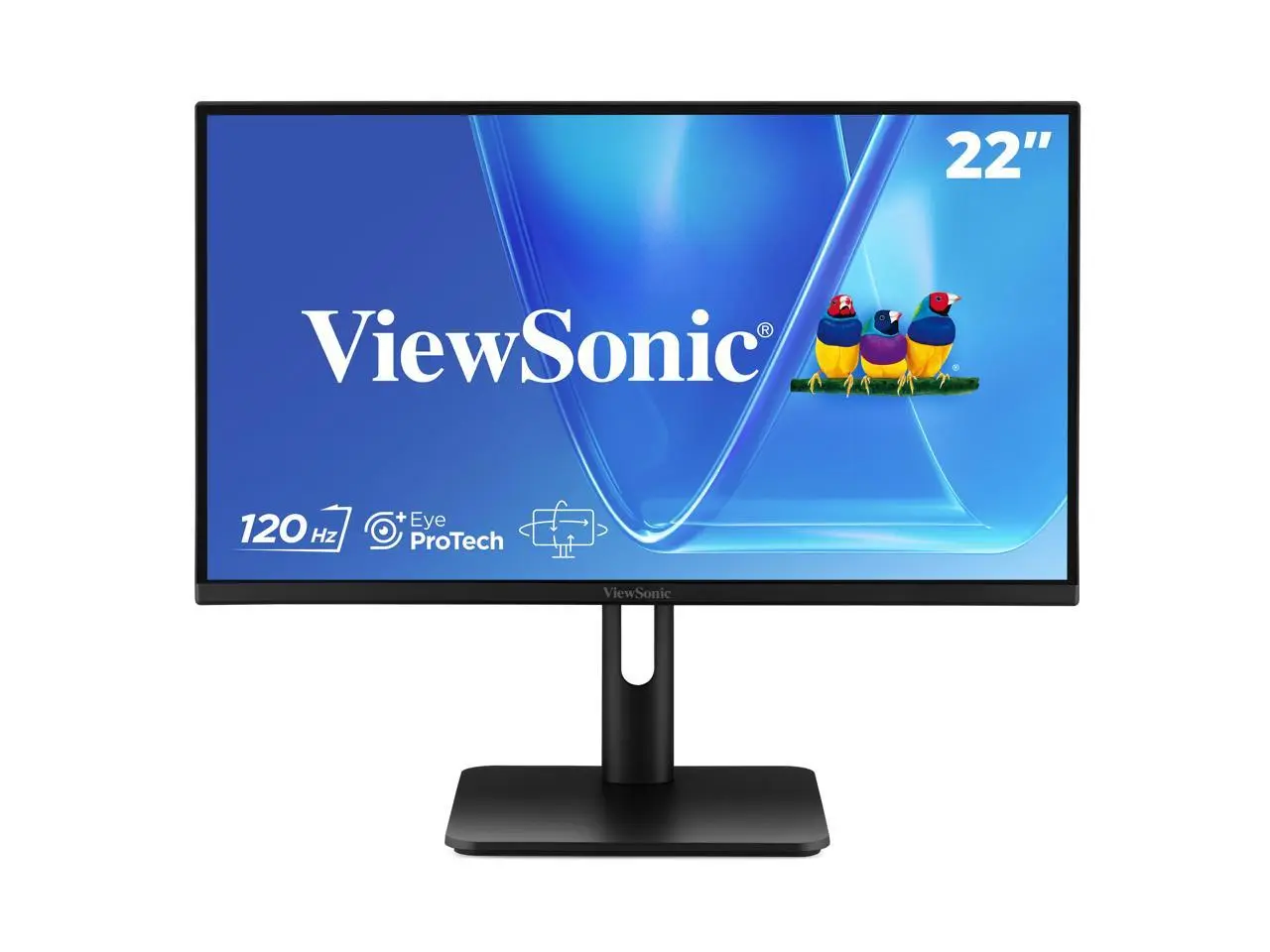 ViewSonic VG2242 22 Inch 1080p Monitor, VA Display with 120Hz for Smooth Home and Office Productivity, Advanced Ergonomics, HDMI, DisplayPort, VGA, and USB Inputs