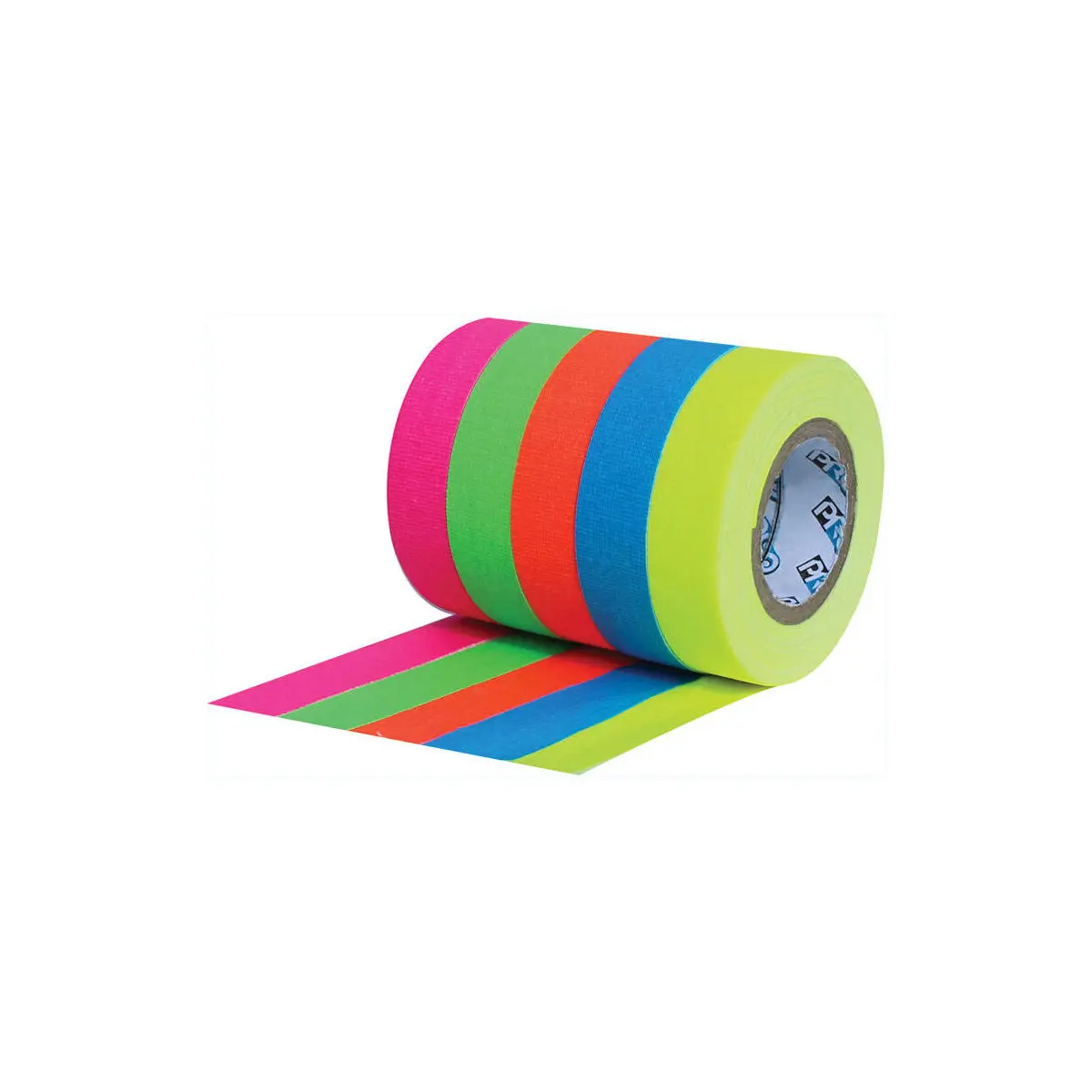 Pro Tapes Pro Pocket 1/2" x 6 Yard Fluorescent Color Spike Tape Stack, Set of 5