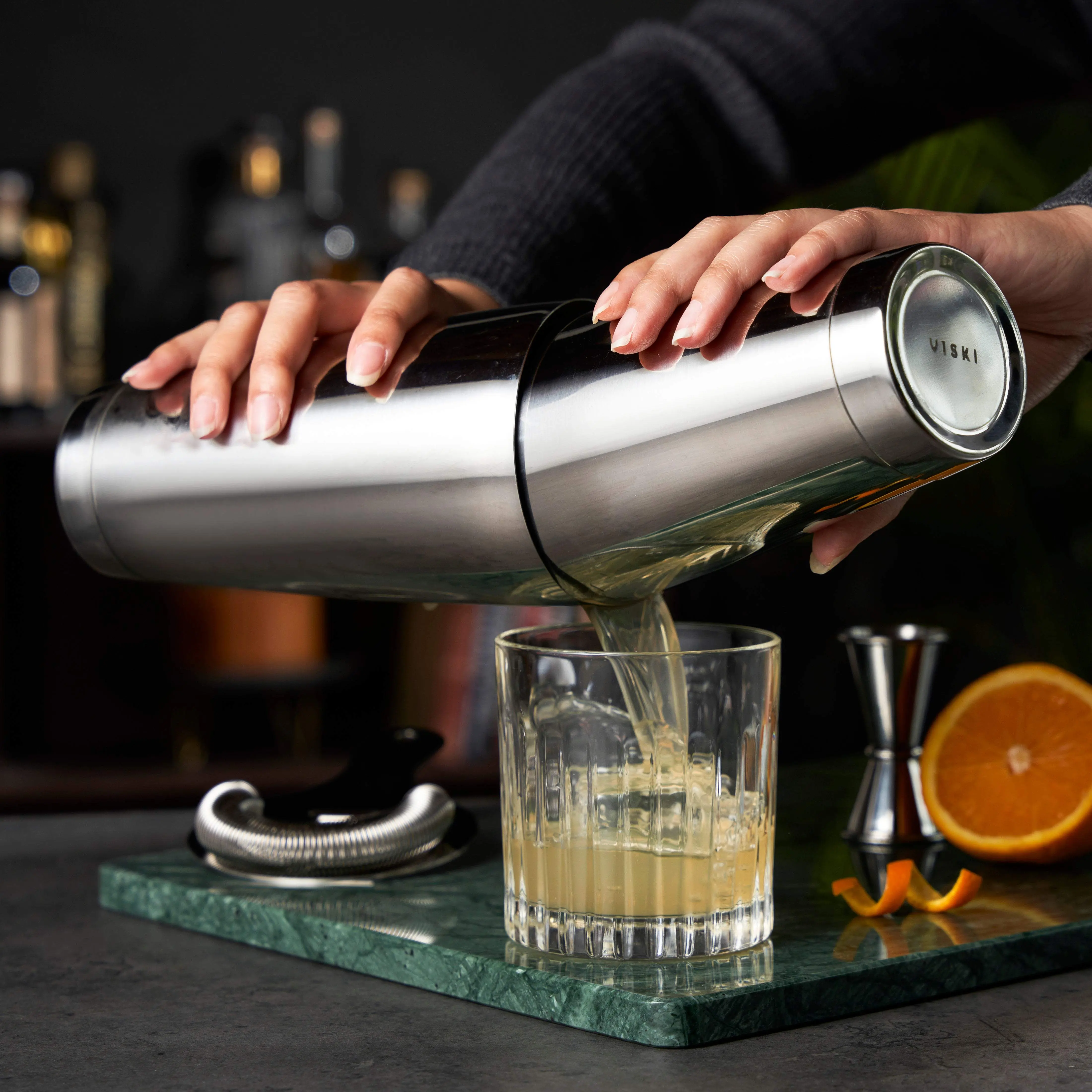 Stainless Steel Boston Cocktail Shaker Tins - Perfect for Margaritas & Espresso Martinis on Your Apartment Bar Shelf, Housewarming Gifts, Every Home Bar Needs One