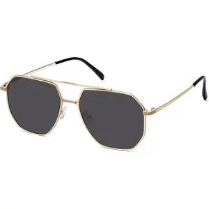 FOZONO Classic Aviator Sunglasses | Polarized Oversized Square Shades for Women Men