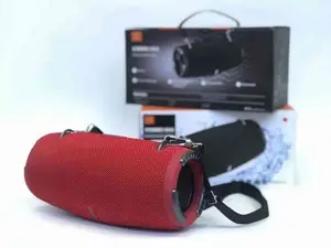Xtreme3 Drum Style Outdoor Wireless Speaker with Carrying Strap, Compact Portable Sound System with USB & Micro SD Card Slot, Rechargeable Battery and FM Radio for Universal Cell Phone and Wireless Device